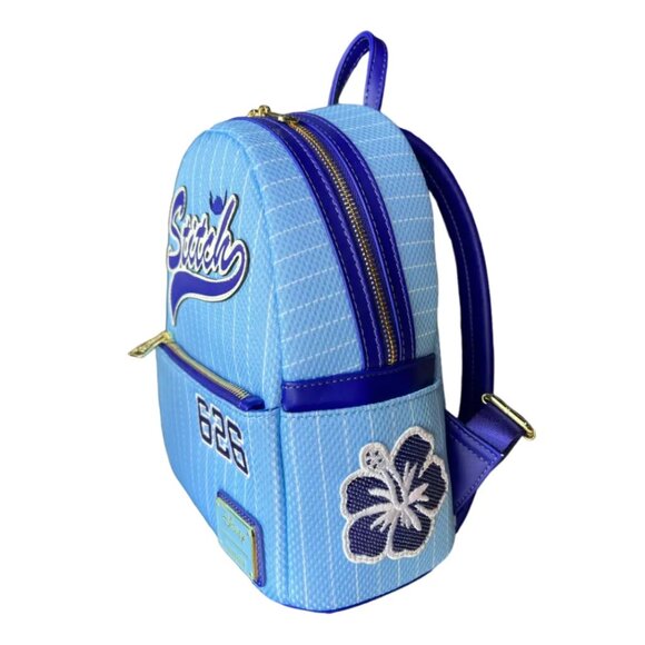 Exclusive - Loungefly Disney Lilo & Stitch Team Stitch Jersey Mini Backpack main image 4